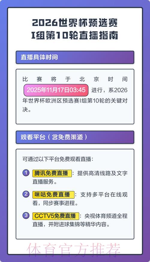 2026世界杯预选赛网络直播完整观看指南 2026世界杯预选赛网络直播完整观看指南