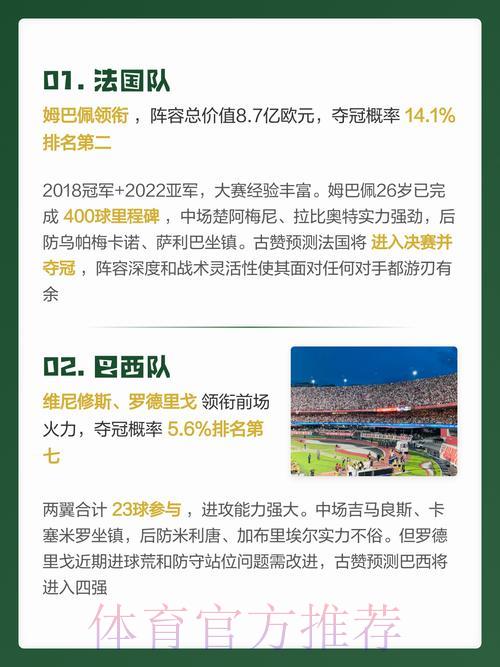 世界杯预测攻略 世界杯预测攻略