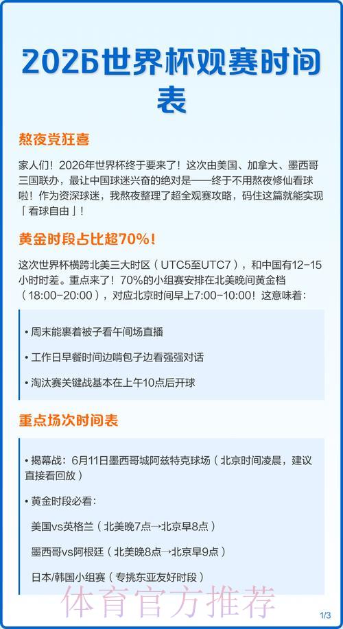 2026世界杯观赛全攻略 2026世界杯观赛全攻略